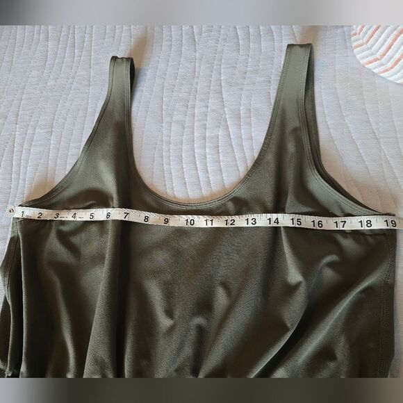 ✈️Ambercrombie And Fitch Traveler Jumpsuit Drawstring Olive Green L Tall - Picture 5 of 13